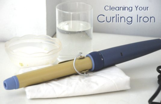 How to clean a curling iron